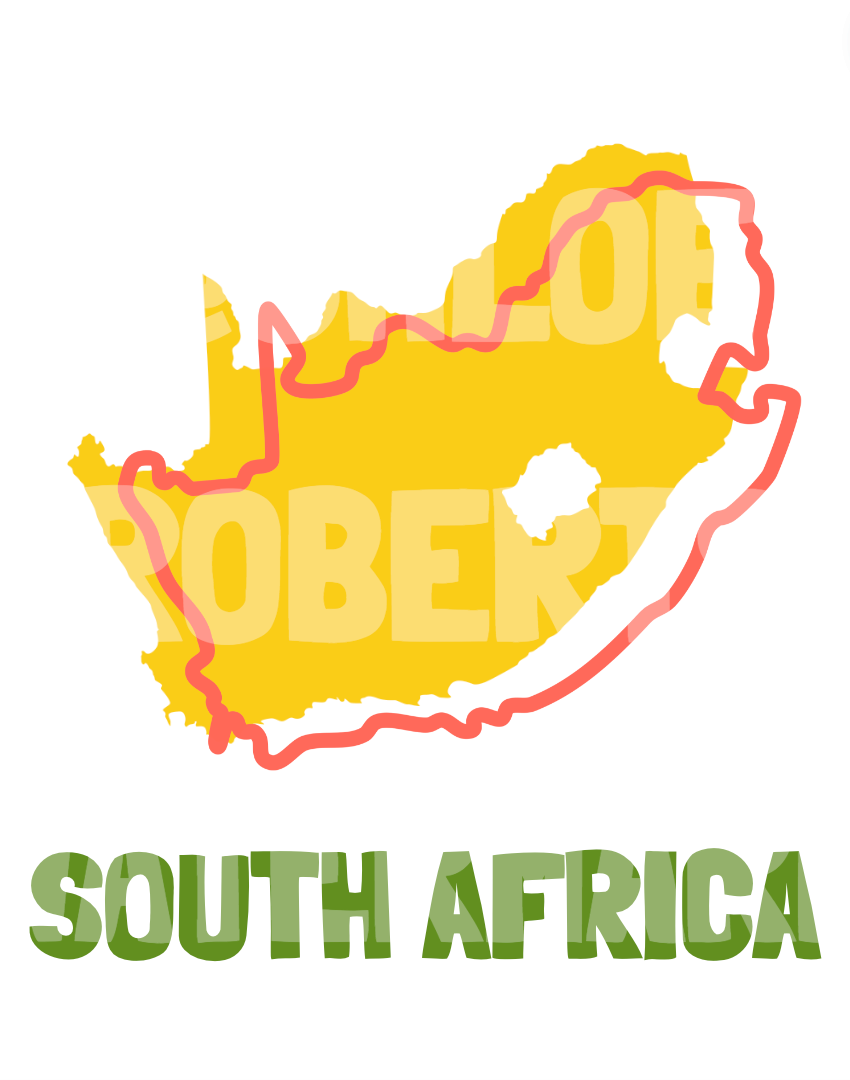 SOUTH AFRICA COVER TEMPLATE AND MAP