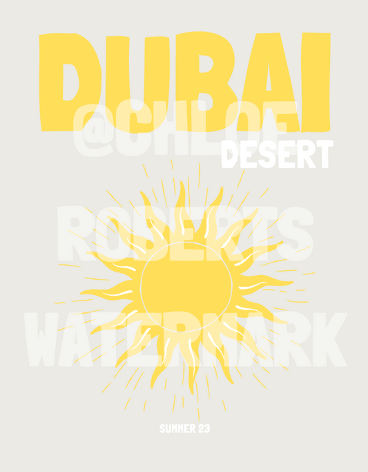 DUBAI TEMPLATE AND MAP