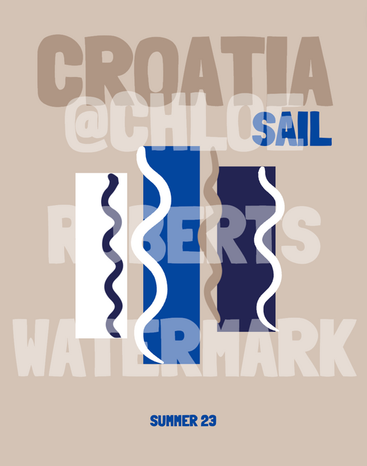 CROATIA PHOTO BOOK COVER TEMPLATE