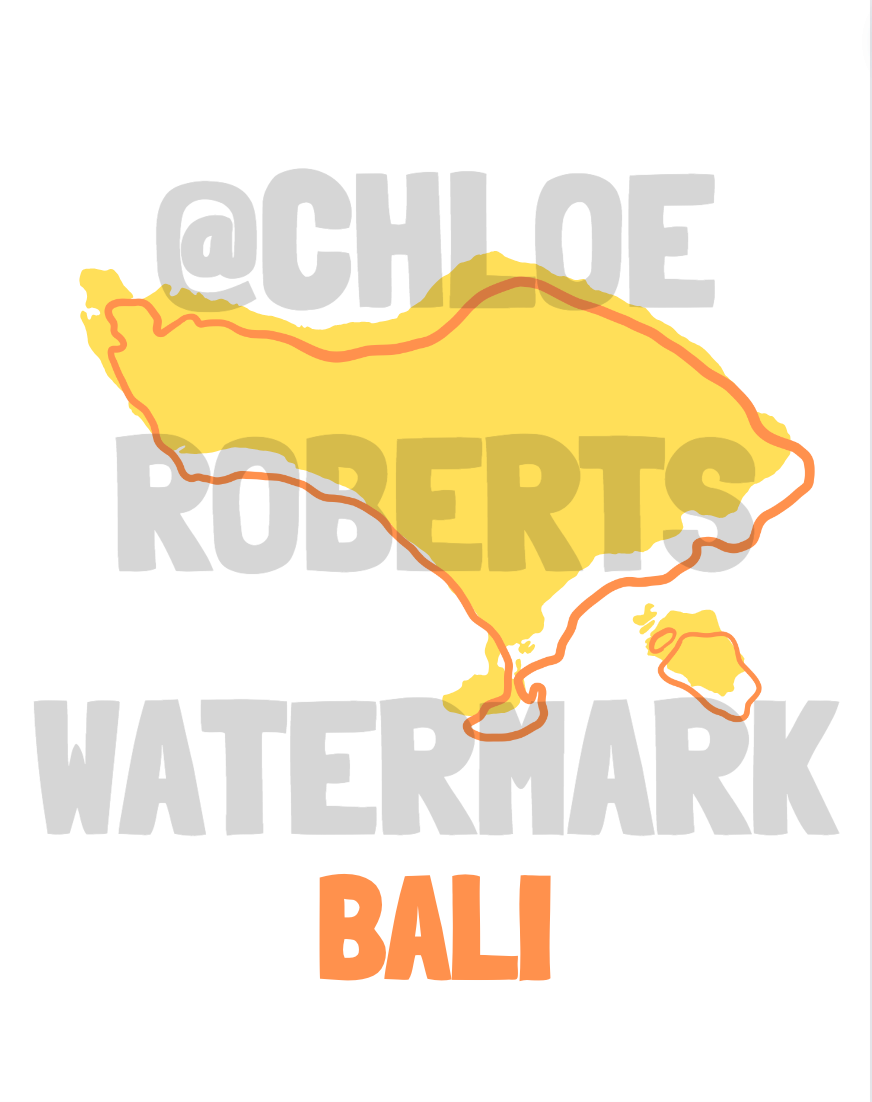 BALI COVER AND MAP TEMPLATE