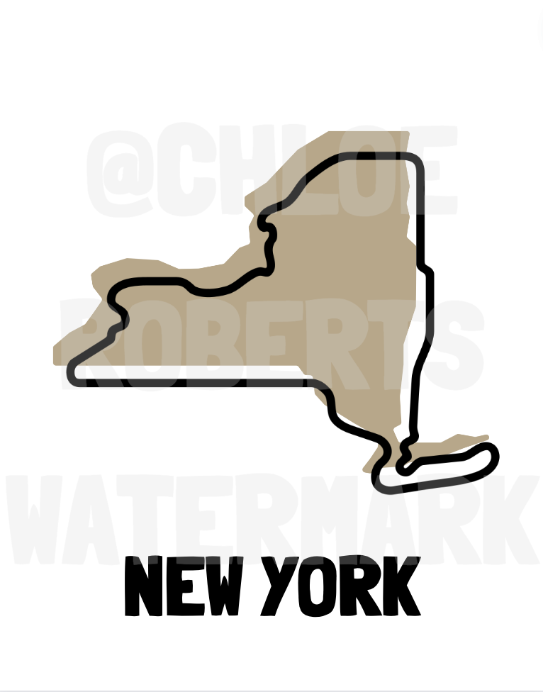 NEW YORK CITY TEMPLATE COVER AND MAP