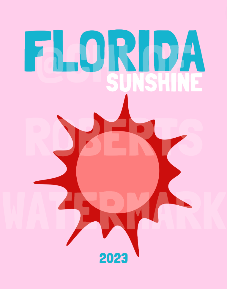 FLORIDA COVER AND MAP TEMPLATE