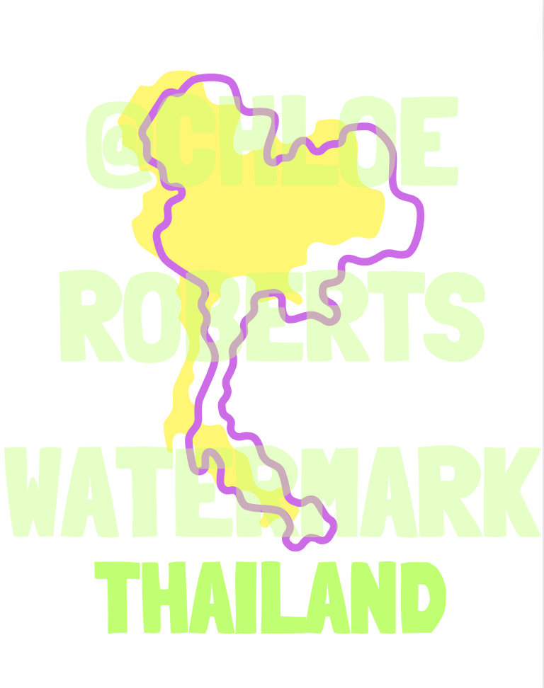 THAILAND COVER AND MAP TEMPLATE