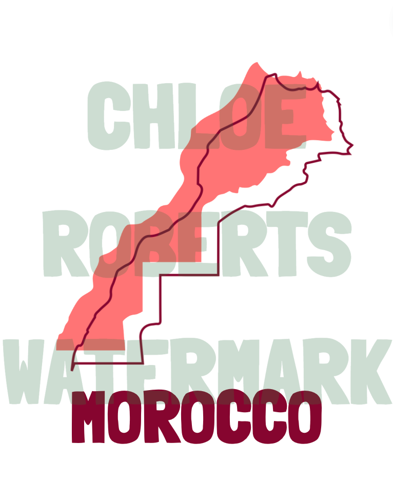 MOROCCO COVER AND MAP TEMPLATE