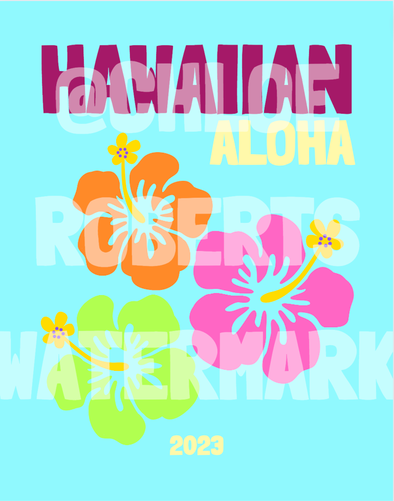 HAWAII COVER AND MAP TEMPLATE