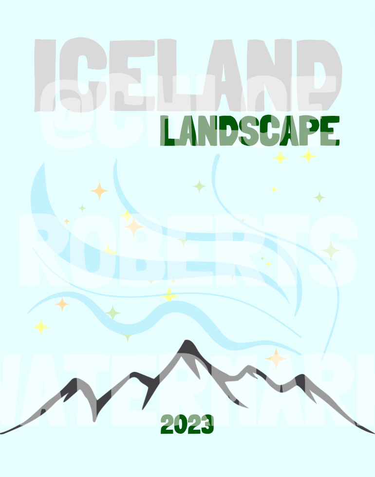 ICELAND COVER AND MAP TEMPLATE