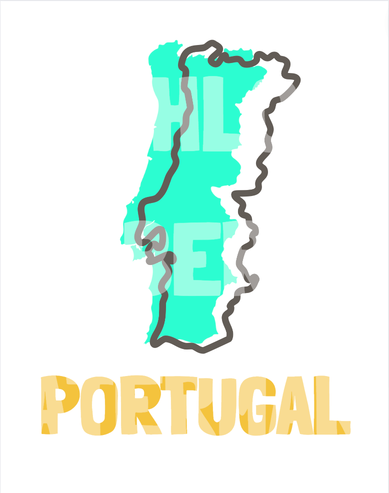 PORTUGAL PHOTO BOOK COVER AND MAP TEMPLATE