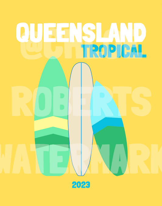 QUEENSLAND COVER TEMPLATE AND MAP