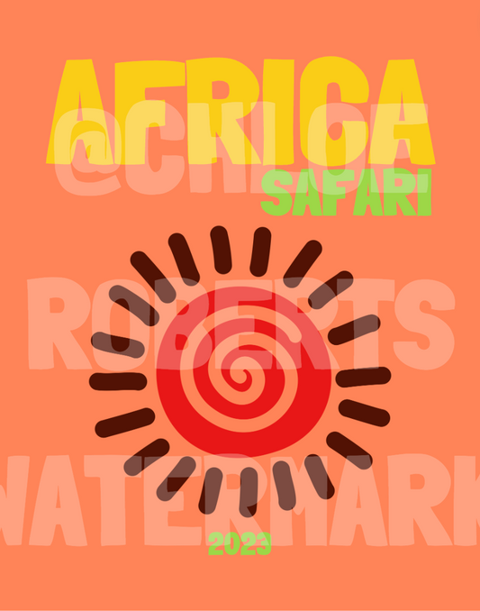 AFRICA COVER AND MAP TEMPLATE