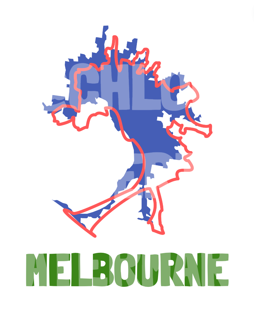 MELBOURNE PHOTO BOOK COVER TEMPLATE AND MAP