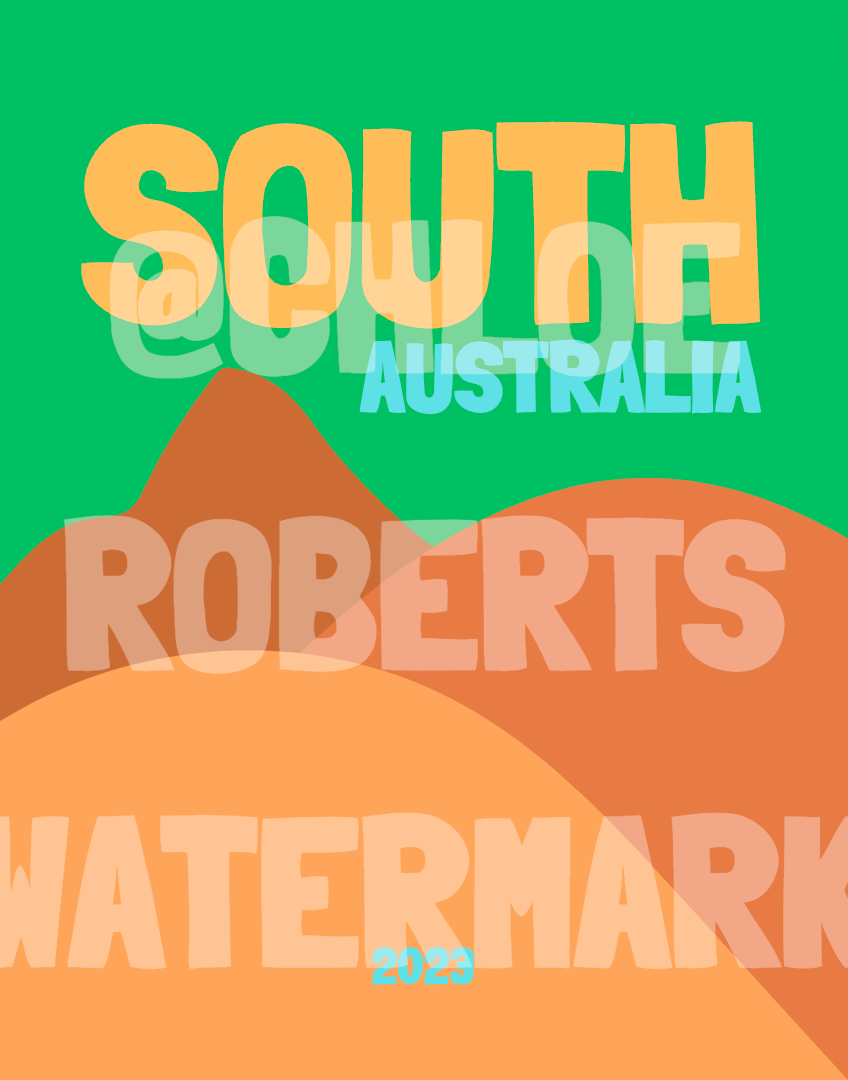 SOUTH AUSTRALIA MAP AND COVER TEMPLATE