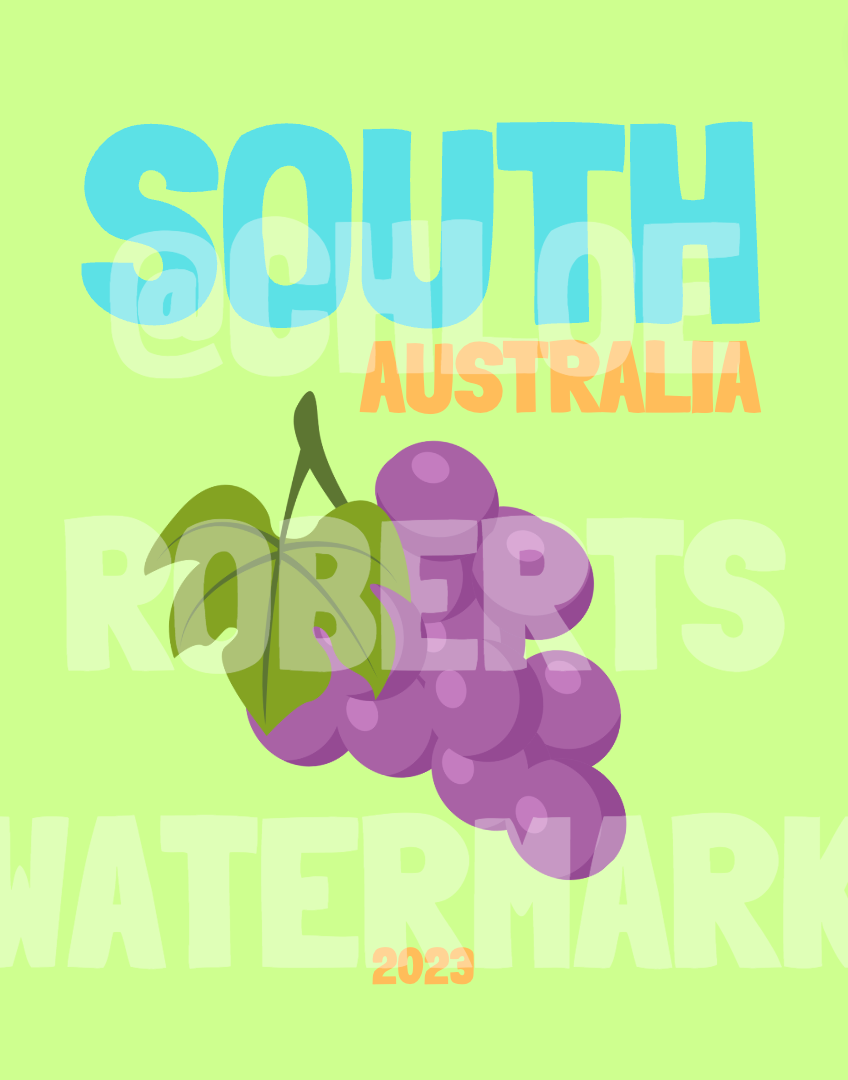 SOUTH AUSTRALIA MAP AND COVER TEMPLATE