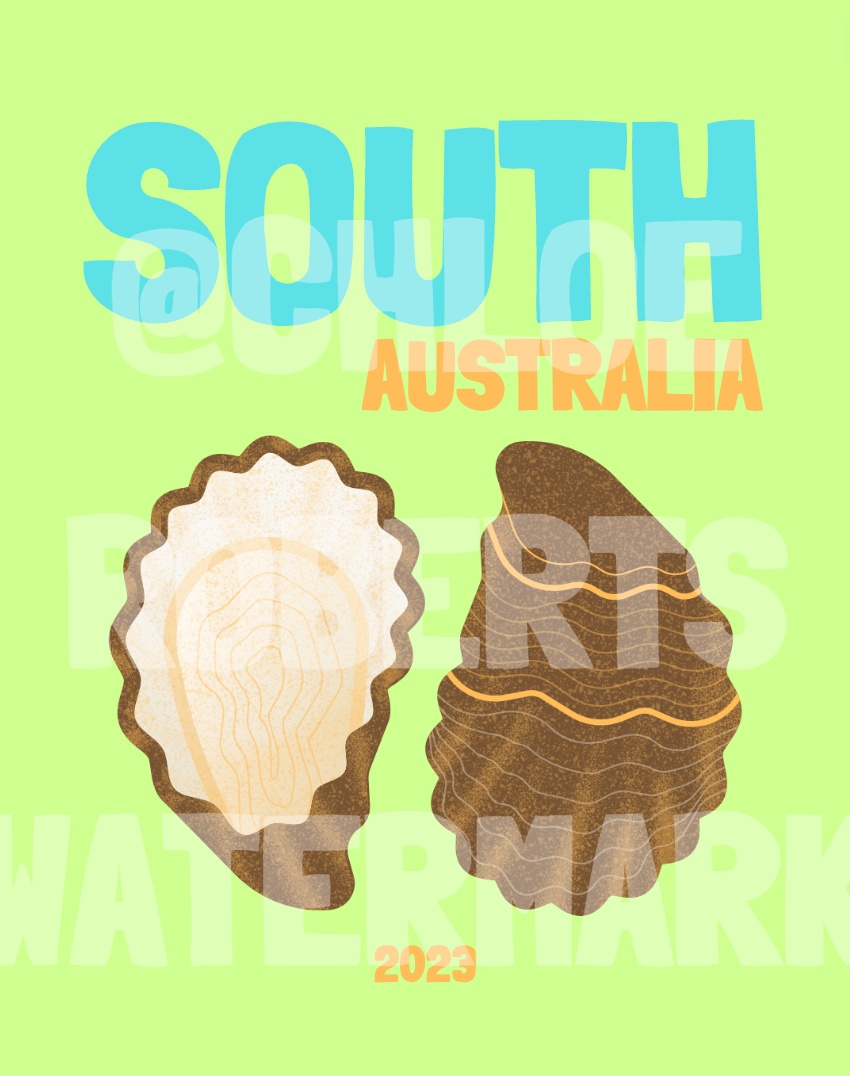 SOUTH AUSTRALIA MAP AND COVER TEMPLATE