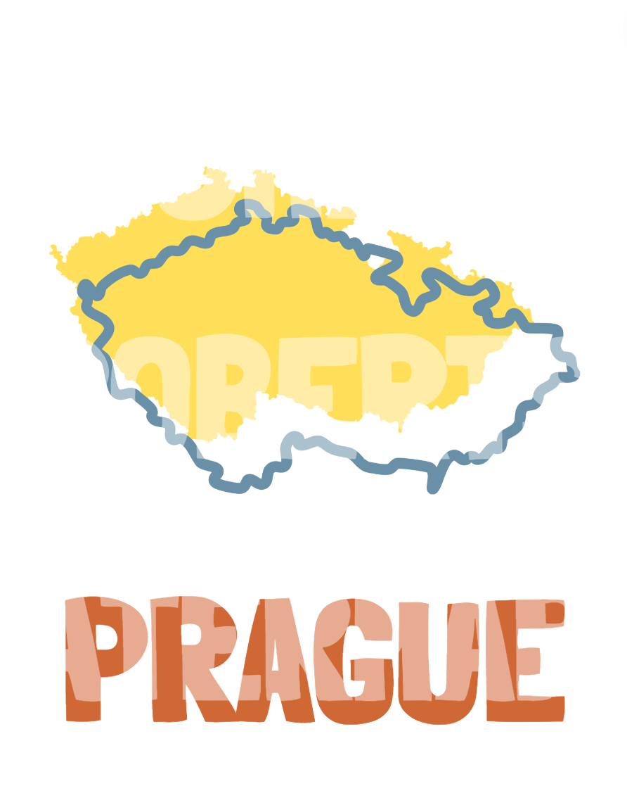 PRAGUE COVER AND MAP TEMPLATE