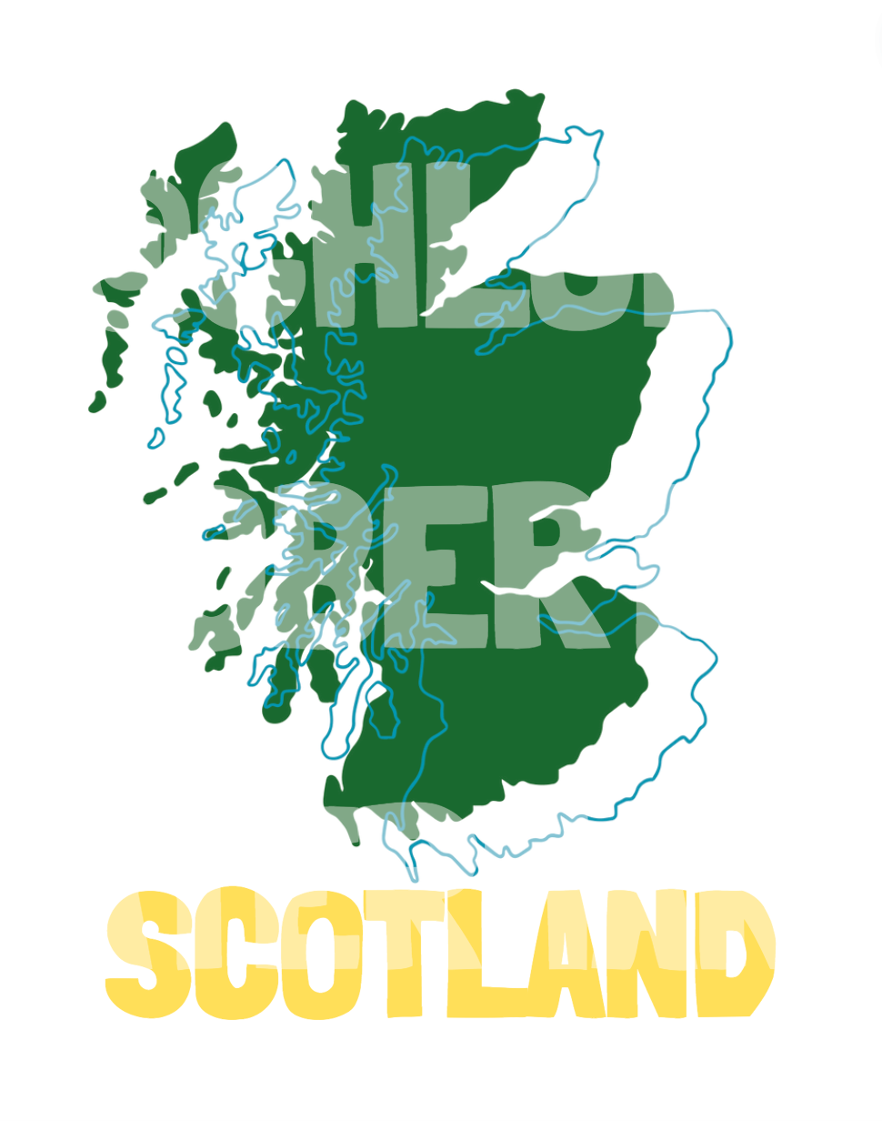 SCOTLAND COVER TEMPLATE AND MAP